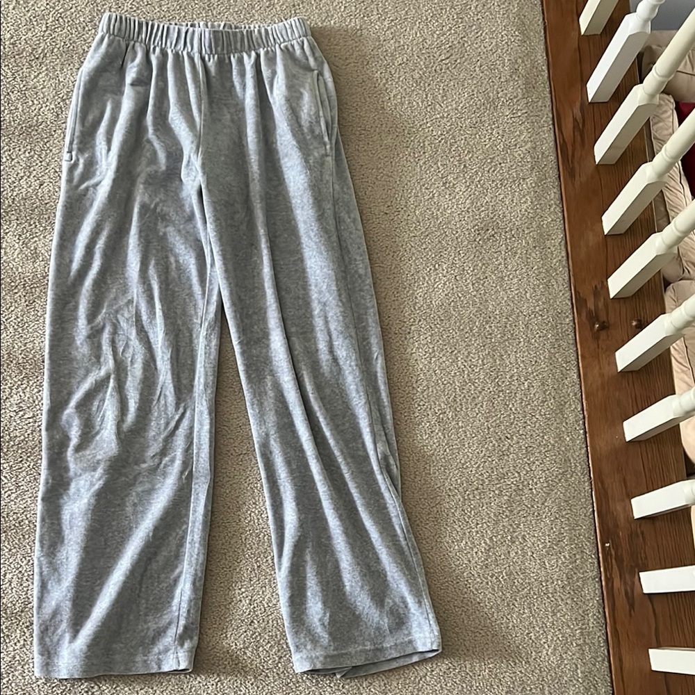 Gray PacSun Lounge Pants Wide Leg